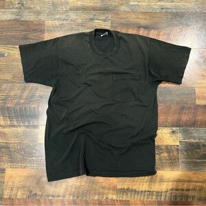 Distressed Black Vintage T Shirt